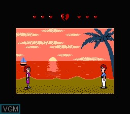 In-game screen of the game Chuugoku Senseijutsu on Nintendo NES