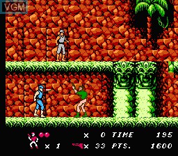 In-game screen of the game Code Name - Viper on Nintendo NES