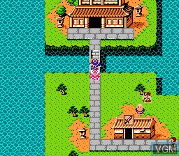 In-game screen of the game Tenchi o Kurau II - Shokatsu Koumei Den on Nintendo NES
