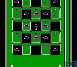 In-game screen of the game Family Pinball on Nintendo NES