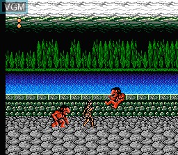 In-game screen of the game Frankenstein - The Monster Returns on Nintendo NES
