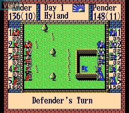 In-game screen of the game Gemfire on Nintendo NES