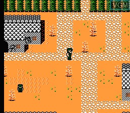 In-game screen of the game Hokuto no Ken 4 - Shichisei Hakenden - Hokuto Shinken no Kanata e on Nintendo NES