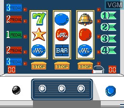 In-game screen of the game Hot Slots on Nintendo NES