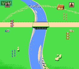In-game screen of the game North & South on Nintendo NES