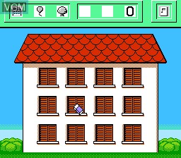 In-game screen of the game Oeka Kids - Anpanman no Hiragana Daisuki on Nintendo NES