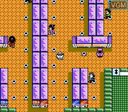 In-game screen of the game Pachiokun 3 on Nintendo NES