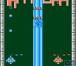 In-game screen of the game Quarth on Nintendo NES