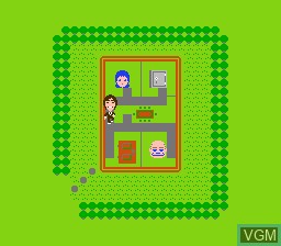 In-game screen of the game Sanma no Meitantei on Nintendo NES
