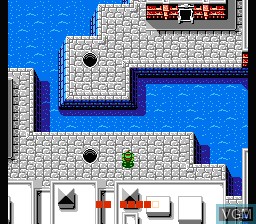 In-game screen of the game Teenage Mutant Ninja Turtles on Nintendo NES