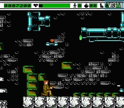 In-game screen of the game Terminator, The on Nintendo NES