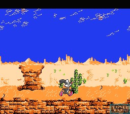 In-game screen of the game Tiny Toon Adventures - Cartoon Workshop on Nintendo NES