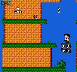 In-game screen of the game Koko Adventure on Nintendo NES