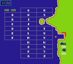 In-game screen of the game Tsurikichi Sanpei - Blue Marlin Hen on Nintendo NES