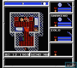 In-game screen of the game Ultima - Warriors of Destiny on Nintendo NES