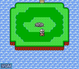 In-game screen of the game Ultraman Club 3 - Mata Mata Shutsugeki!! Ultra Kyoudai on Nintendo NES