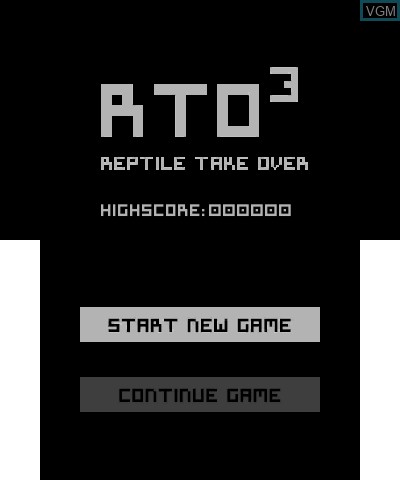 Title screen of the game RTO 3 on Nintendo 3DS