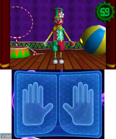 In-game screen of the game Puzzler Brain Games on Nintendo 3DS