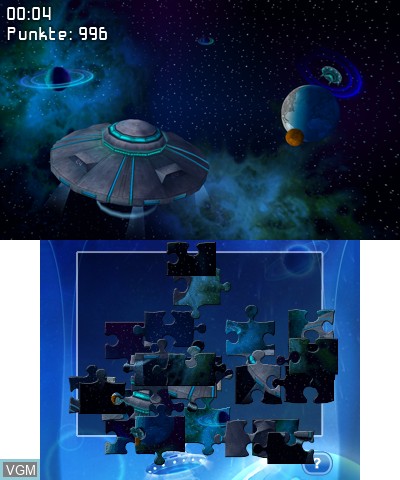 In-game screen of the game 3D Game Collection on Nintendo 3DS