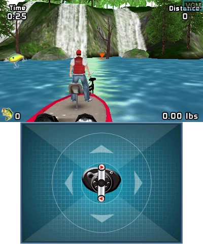 In-game screen of the game Big Bass Arcade - No Limit on Nintendo 3DS