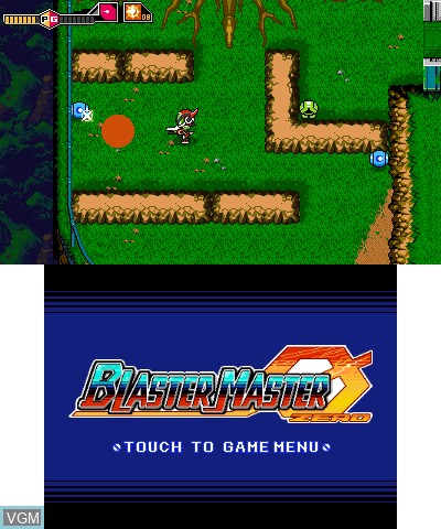In-game screen of the game Blaster Master Zero on Nintendo 3DS