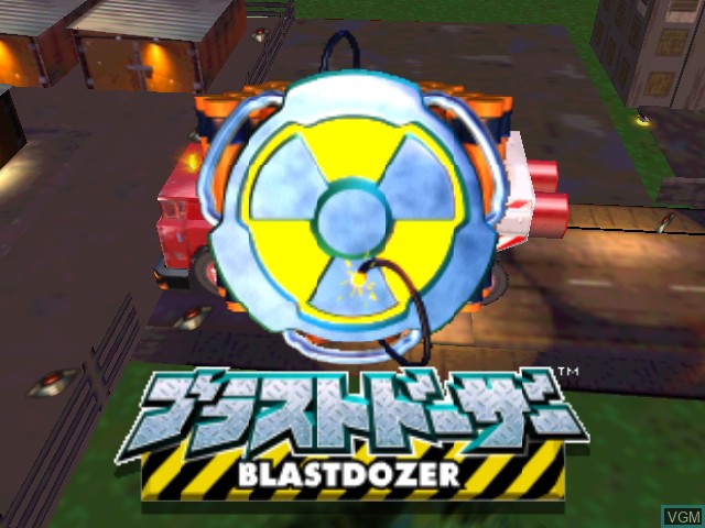 Title screen of the game Blast Dozer on Nintendo 64