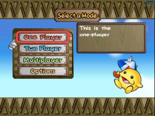 Menu screen of the game Dr. Mario 64 on Nintendo 64