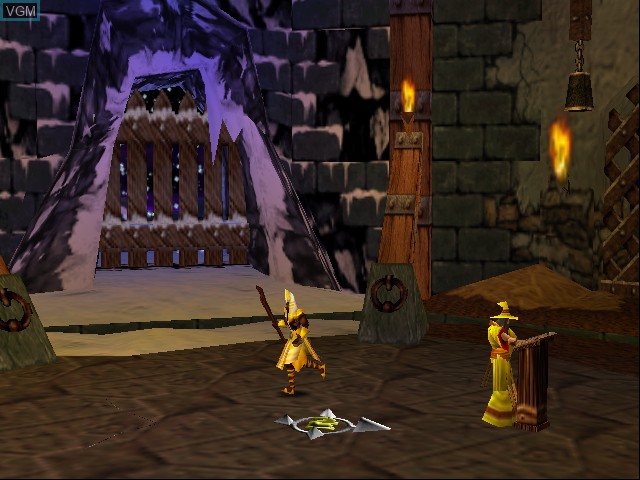 Menu screen of the game Gauntlet Legends on Nintendo 64