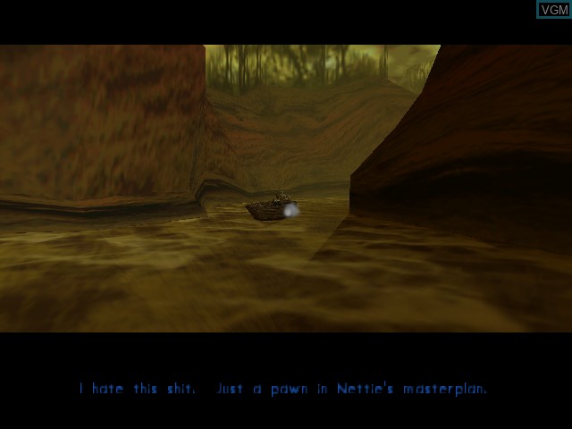 Menu screen of the game Shadow Man on Nintendo 64