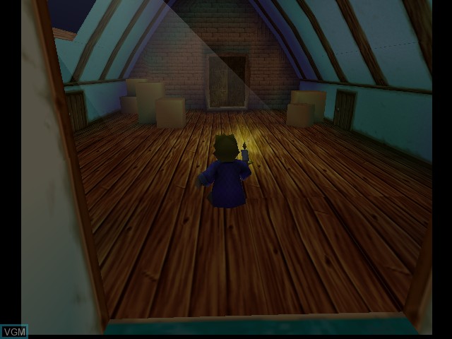 In-game screen of the game 40 Winks on Nintendo 64