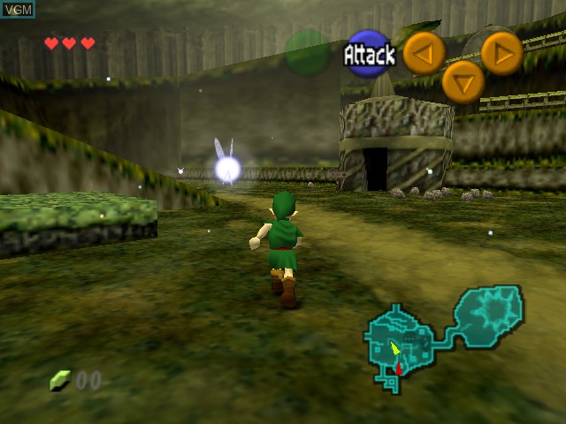 In-game screen of the game Legend of Zelda, The - Ocarina of Time on Nintendo 64