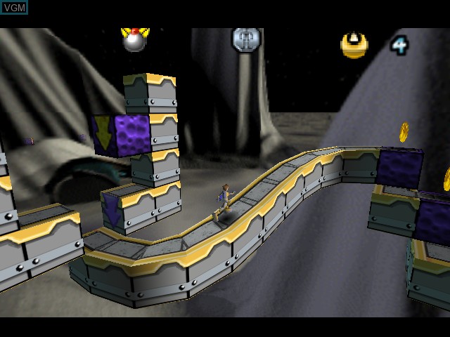 In-game screen of the game Lode Runner 3-D on Nintendo 64