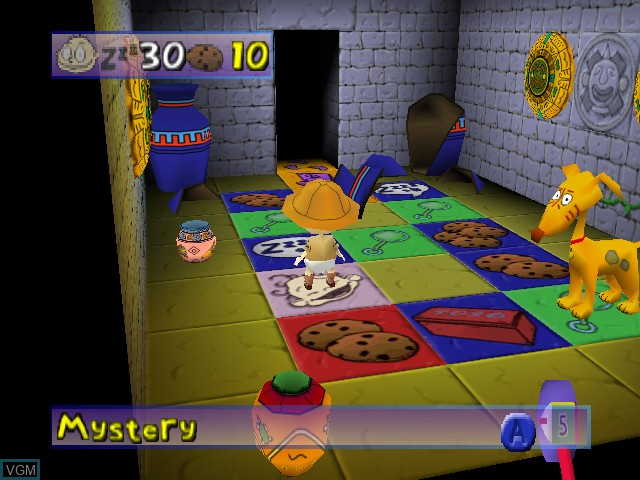In-game screen of the game Rugrats - Scavenger Hunt on Nintendo 64