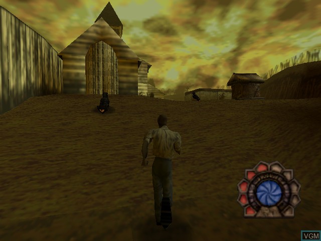 In-game screen of the game Shadow Man on Nintendo 64