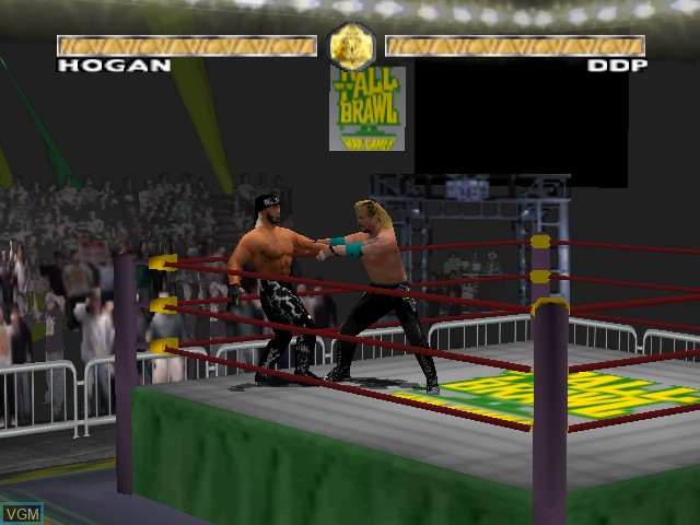 In-game screen of the game WCW Nitro on Nintendo 64