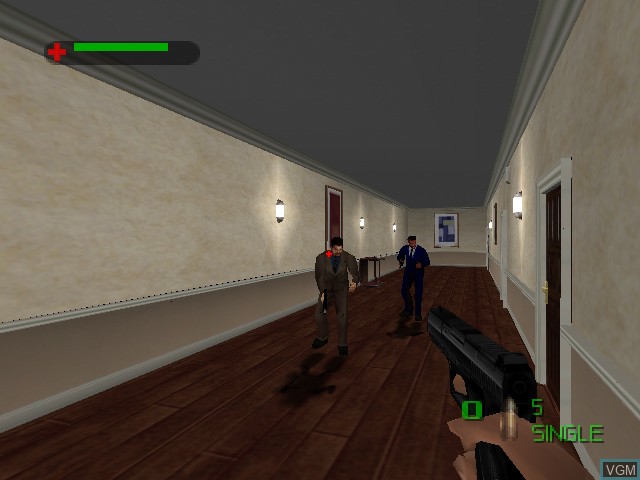 In-game screen of the game 007 - The World Is Not Enough on Nintendo 64