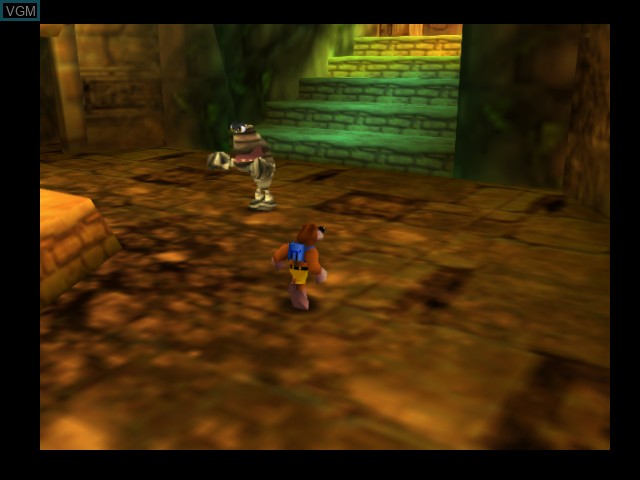 In-game screen of the game Banjo-Kazooie on Nintendo 64