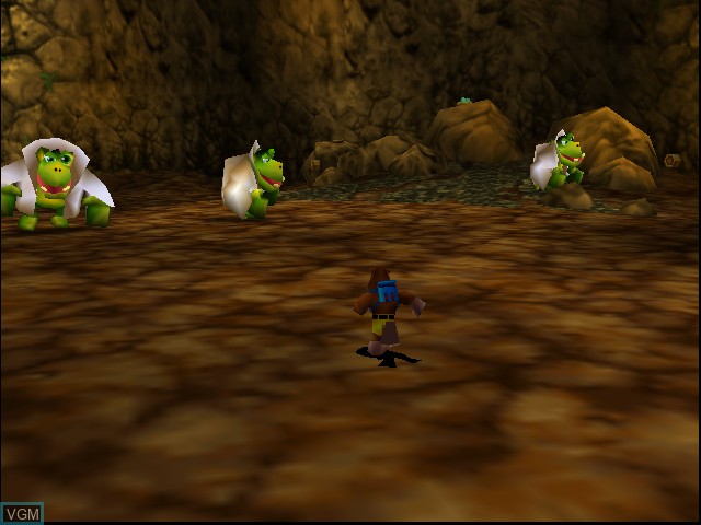 In-game screen of the game Banjo-Tooie on Nintendo 64