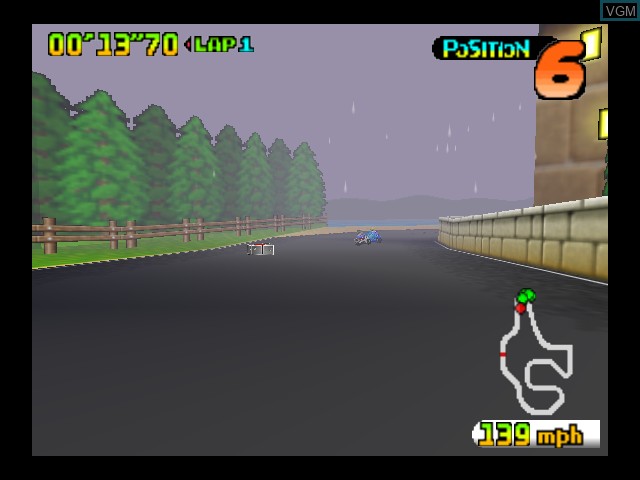 In-game screen of the game Choro Q 64 on Nintendo 64