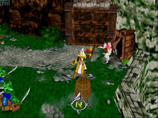 In-game screen of the game Gauntlet Legends on Nintendo 64