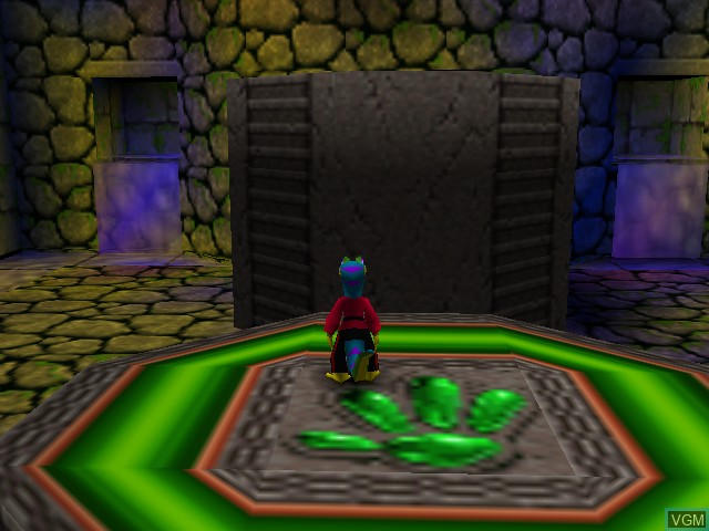In-game screen of the game Gex 3 - Deep Cover Gecko on Nintendo 64