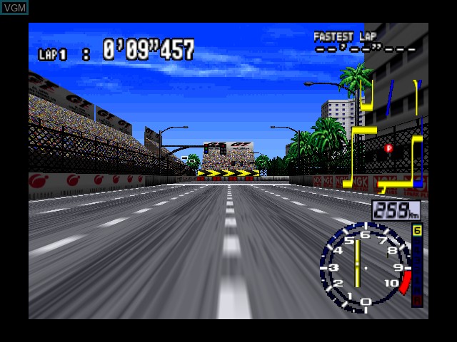 In-game screen of the game GT 64 - Championship Edition on Nintendo 64