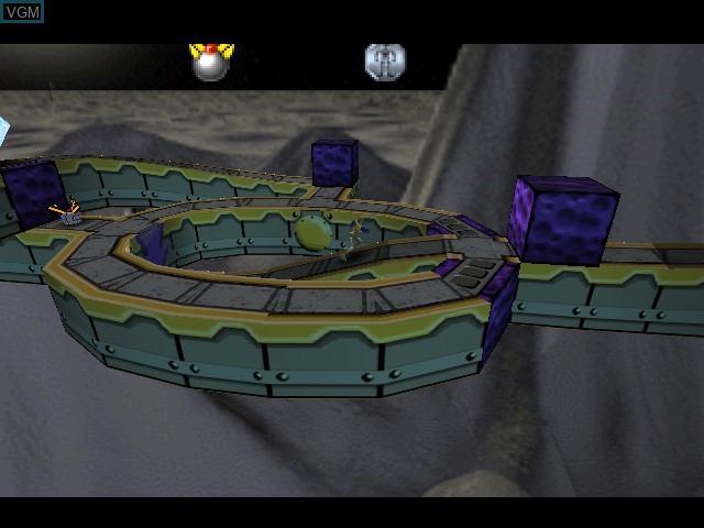 In-game screen of the game Lode Runner 3-D on Nintendo 64