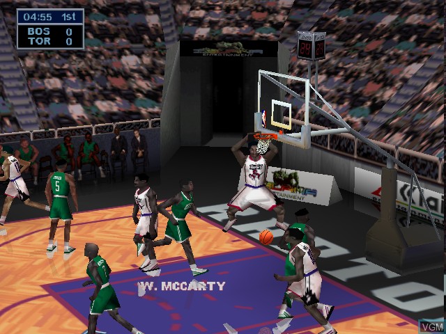 In-game screen of the game NBA Jam 99 on Nintendo 64
