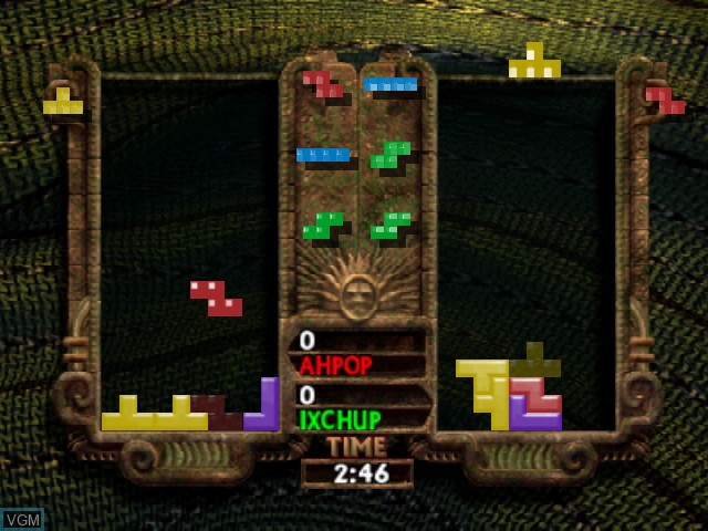 In-game screen of the game New Tetris, The on Nintendo 64