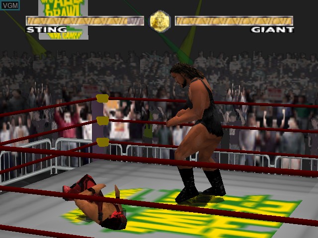 In-game screen of the game WCW Nitro on Nintendo 64