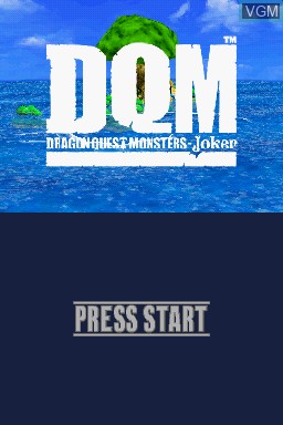 Title screen of the game Dragon Quest Monsters - Joker on Nintendo DS