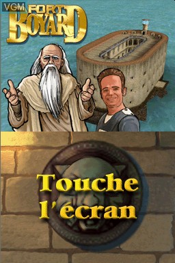 Title screen of the game Fort Boyard - Le Jeu on Nintendo DS
