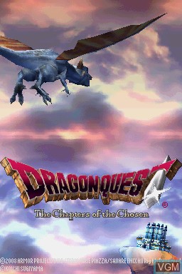 Title screen of the game Dragon Quest IV - Chapters of the Chosen on Nintendo DS