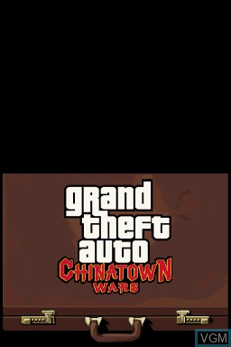Title screen of the game Grand Theft Auto - Chinatown Wars on Nintendo DS